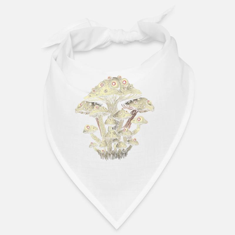 Weirdcore Ästhetik Pilz Augäpfel Strangecore Grung Bandana