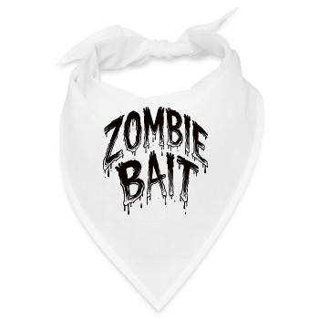 Halloween Zombie Design - Bandana - Weiß - Vorne