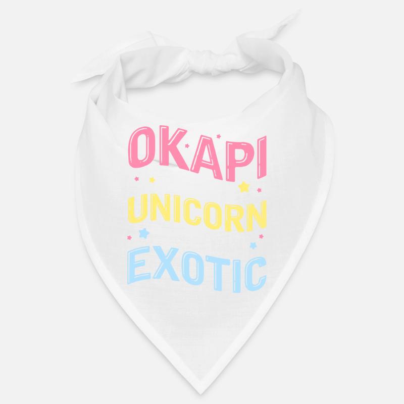L’okapi comme une licorne mais un design plus exotique Bandana