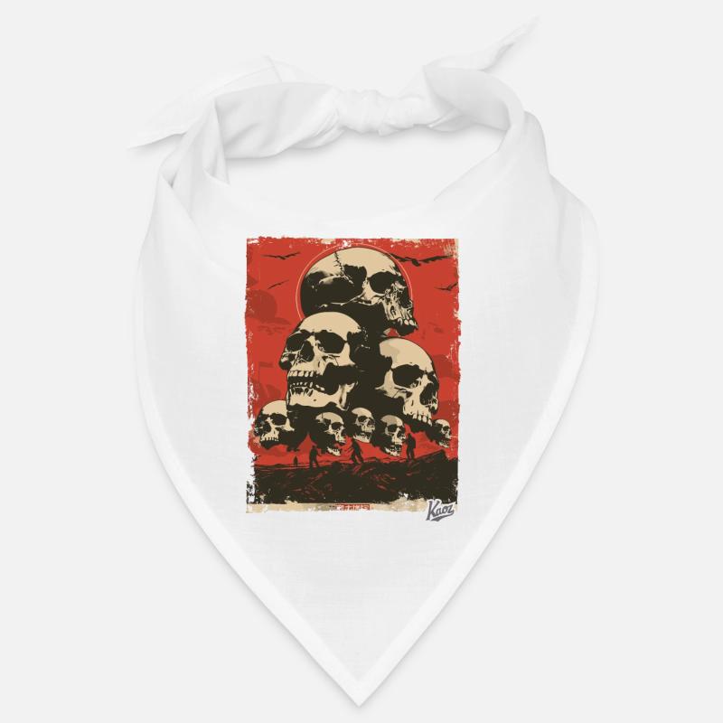 Style de propagande – Une montagne de crânes Bandana