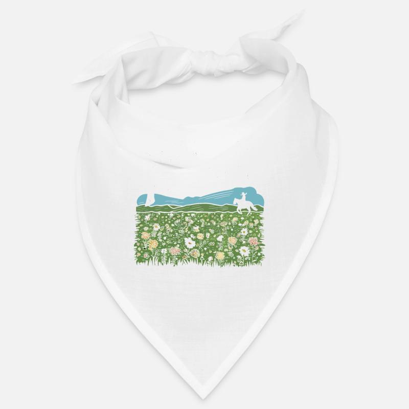 Texas Fleurs sauvages Saison Champs Fleurs Texas Bandana