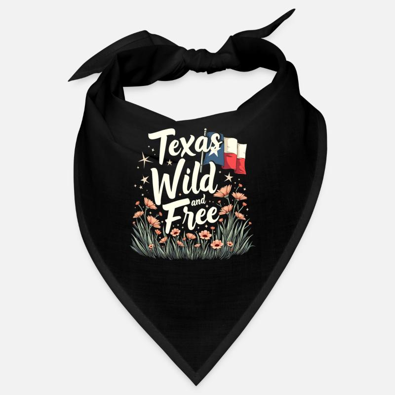 Texas Fleurs sauvages Saison Champs Fleurs Texas Bandana