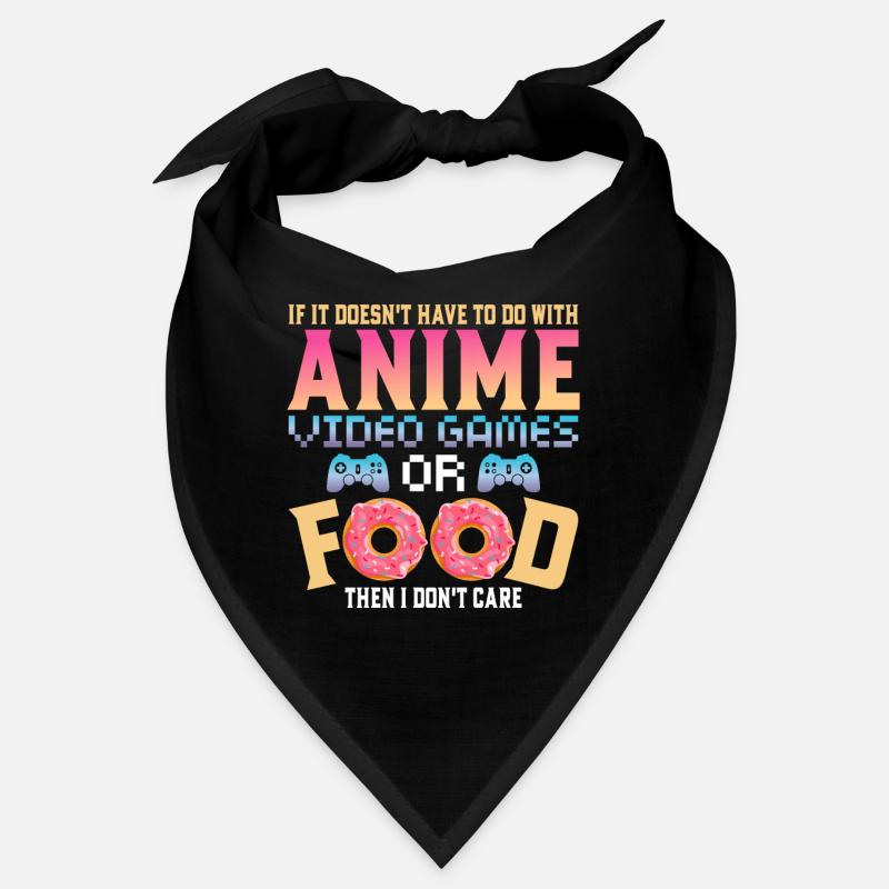 Anime -Videospiele Oder Food Manga Otaku Japanisch Bandana