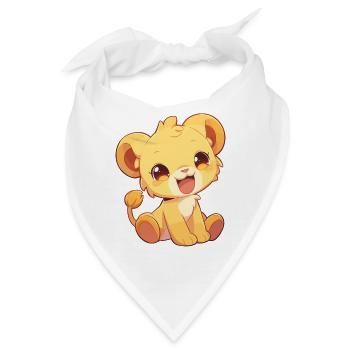Lioness Löwinnen Löwin - Bandana - Weiß - Vorne