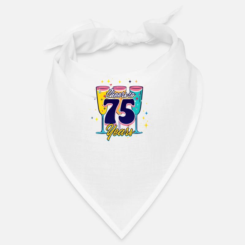 75e anniversaire bravo à 75 ans ! Bandana