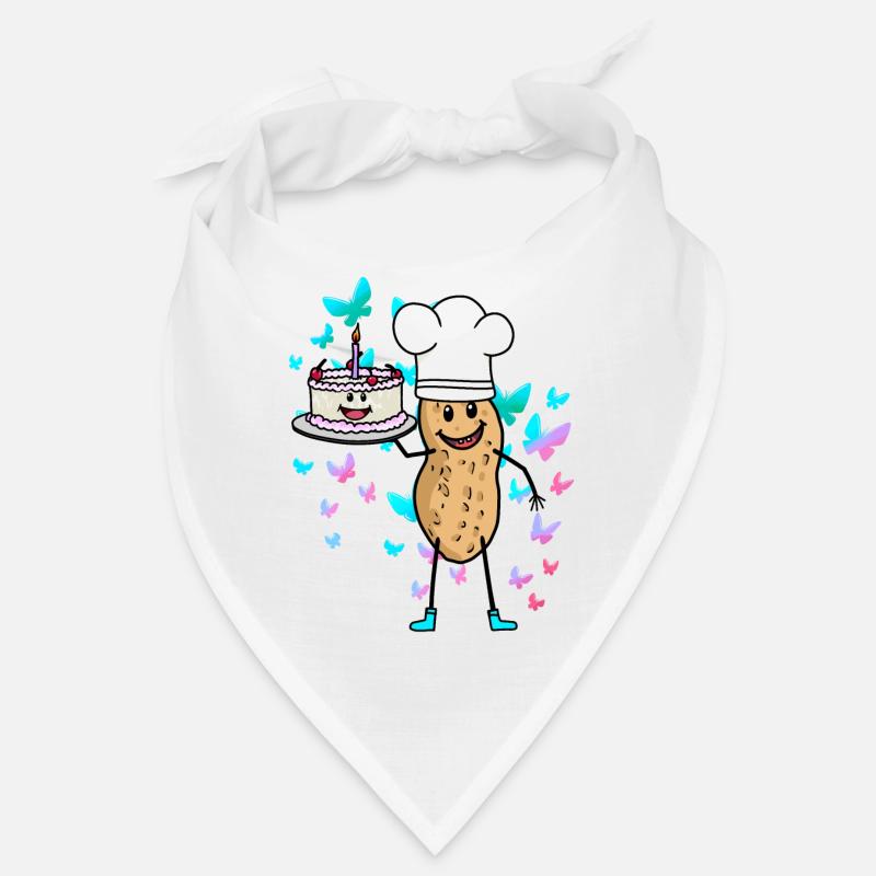 Baker Peanut Birthday Pastry Chef Bandana