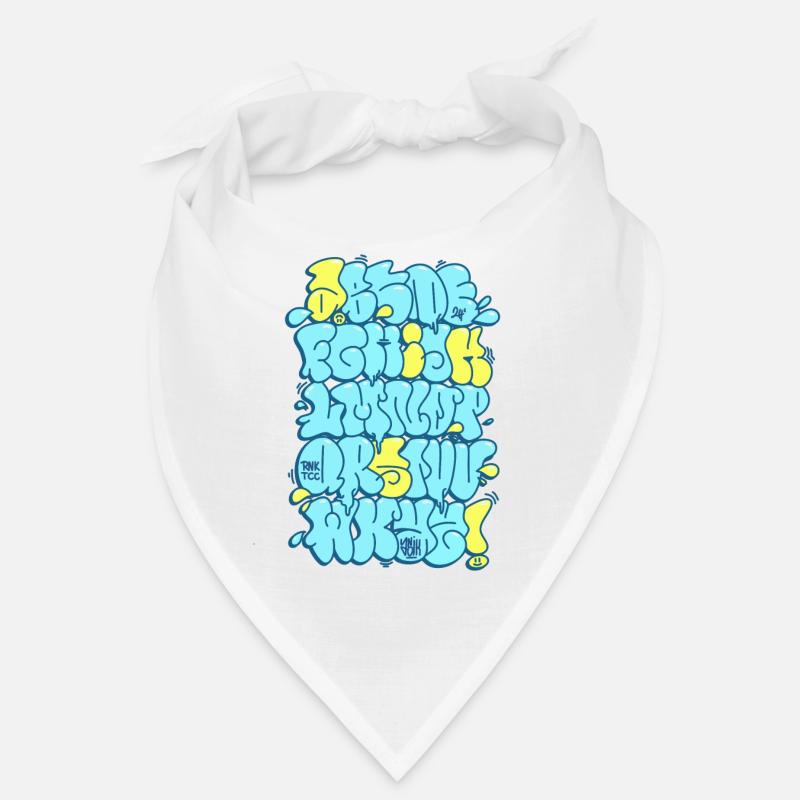 Graffiti Alphabet throwup throw up Bandana