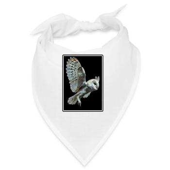 Barn Owl Schleiereulen Schleiereule - Bandana - Weiß - Vorne