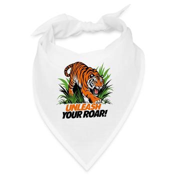 TIGER, ENTFESSLE DEIN BRÜLLEN - Bandana - Weiß - Vorne