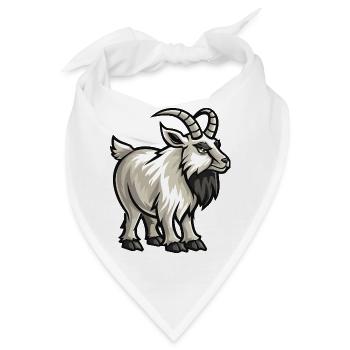 steinbock - Bandana - Weiß - Vorne