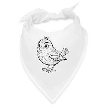 Tauben, Tauben, Tauben, Geschenk, Taubenzüchter, - Bandana - Weiß - Vorne