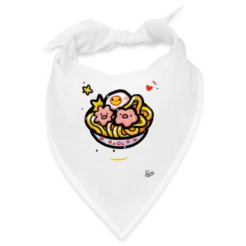 Kawaii Ramen Suppe - Bandana - Weiß - Vorne
