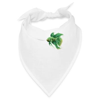Bettas Betta Fisch Betta - Bandana - Weiß - Vorne