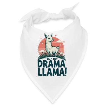 KEIN DRAMA LAMA - Bandana - Weiß - Vorne
