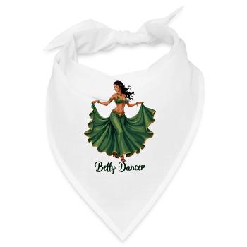 Bauchtanz Bauchtänzerin Bauchtanzkurse - Bandana - Weiß - Vorne