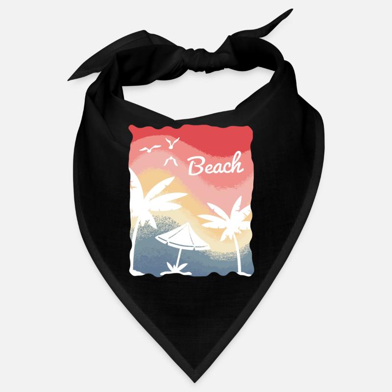 Beach Sea Surf Holiday Palm Trees Bandana