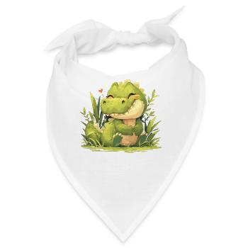 Alligatoren Alligator - Bandana - Weiß - Vorne