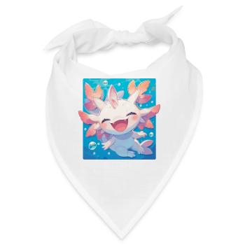 Axolotls Axolotl - Bandana - Weiß - Vorne
