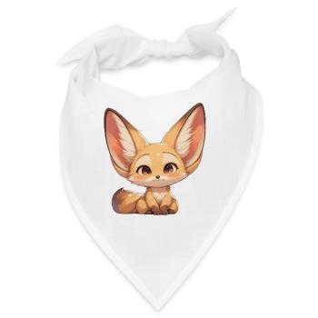 Fennec Fox Fennek Füchse Fennek Fuchs - Bandana - Weiß - Vorne