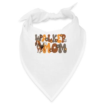 Treeing Walker Coonhound Groovy Walker Mom - Bandana - Weiß - Vorne