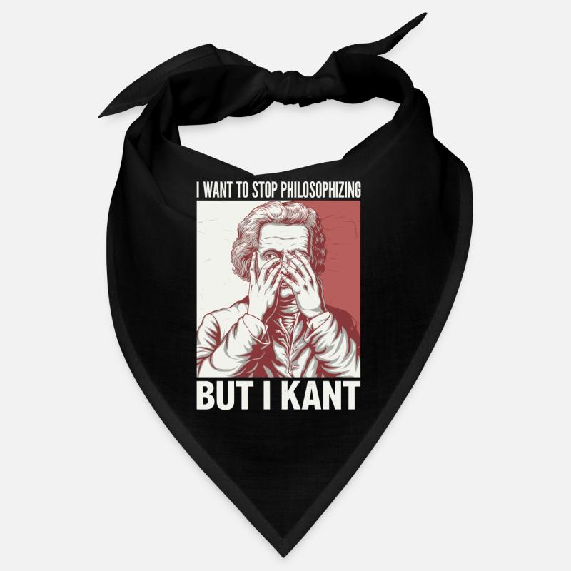 Je veux arrêter de philosopher mais je kant - Drôle Bandana