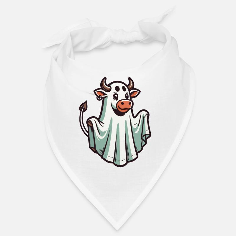 Idée de costume de drap de drap fantôme de vache drôle Bandana