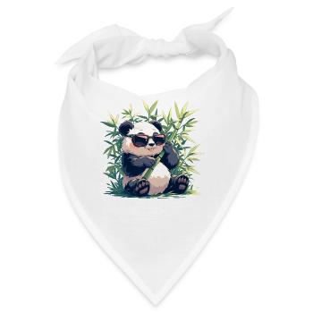 Pandas Panda - Bandana - Weiß - Vorne