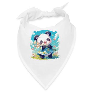 Pandas Panda - Bandana - Weiß - Vorne