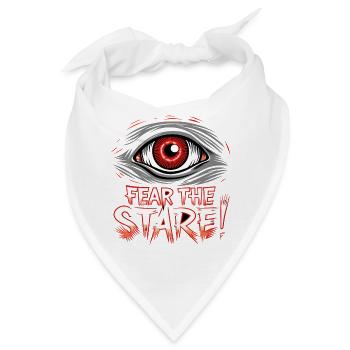 AUGE, FÜRCHTE DEN BLICK - Bandana - Weiß - Vorne