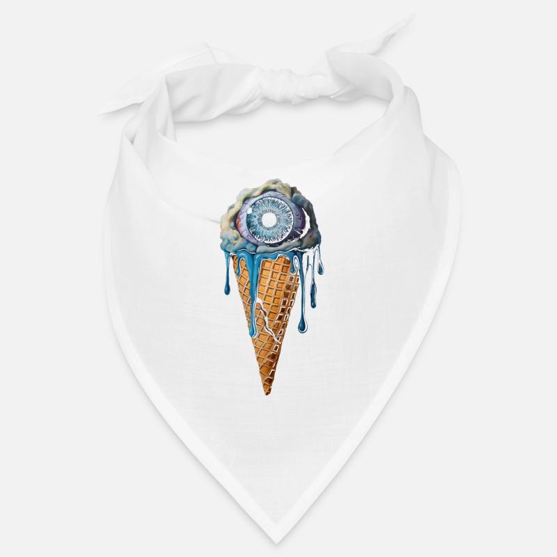 Oeil Humain Oeil Glace Esthétique Weirdcore Bandana