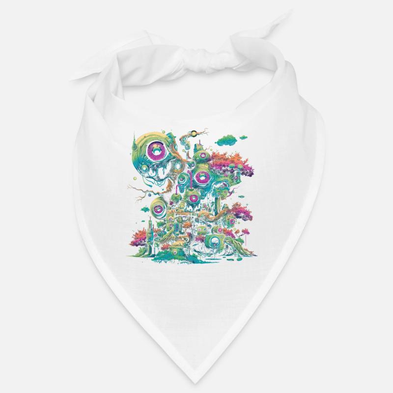 Weirdcore Aesthetic Eyes Eyeball Machines Drea Bandana