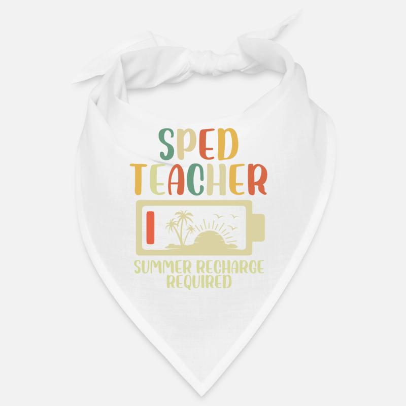 sped teacher summer recharge required Design Bandana