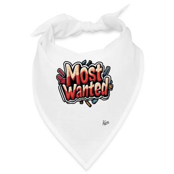Most Wanted Graffiti - Bandana - Weiß - Vorne