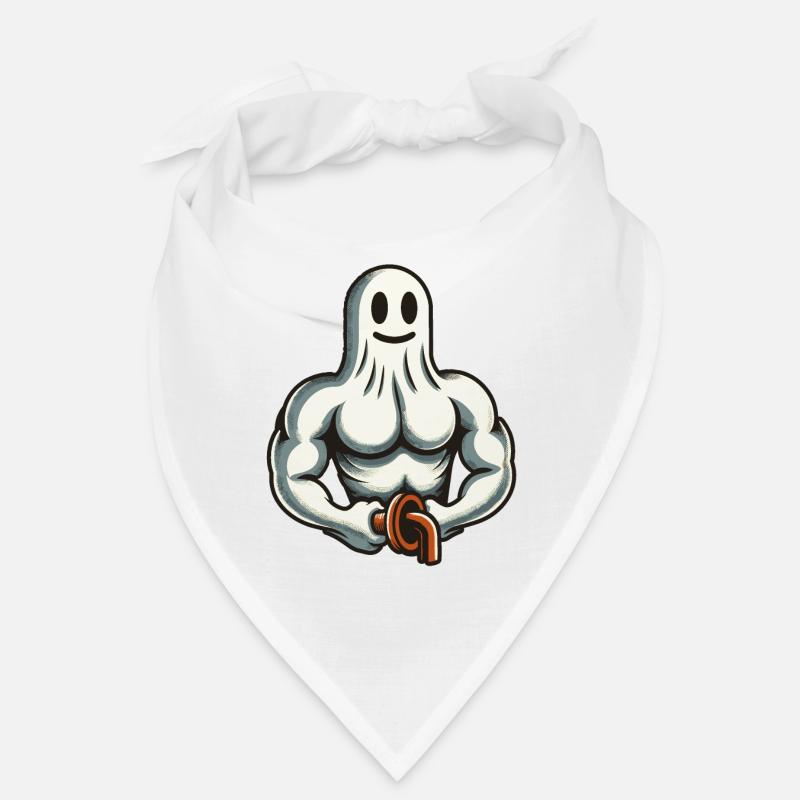 Musculation Ghost Drôle Gym Ghost Bandana