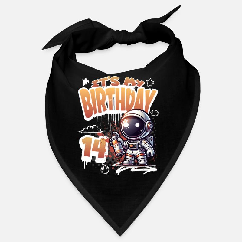 Graffiti Astronaut 14. Geburtstag Bandana
