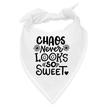 Chaot Chaotisch - Bandana - Weiß - Vorne