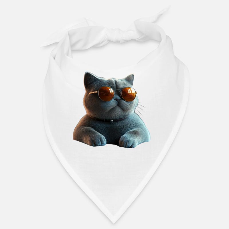 British Shorthair Chat BKH Chat Maman Chats Mignons Bandana