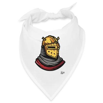 Mittelalterliche Helme der Persischen Ritter - Bandana - Weiß - Vorne