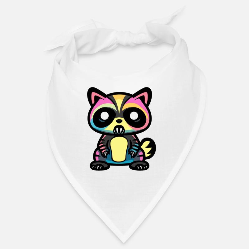 Raccoon Halloween Comic Funny Bandana