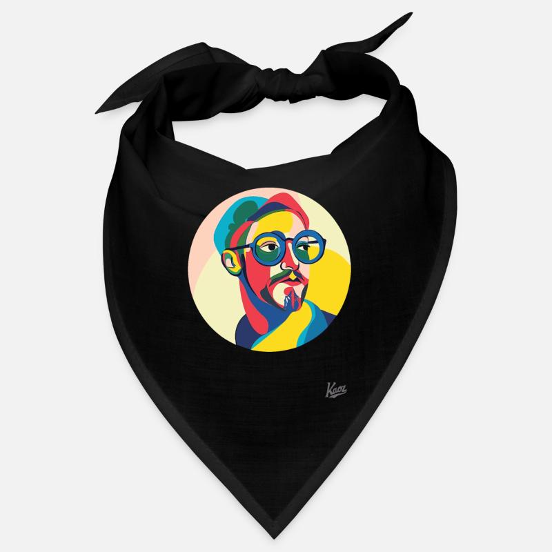Zeitgenössische Kunst eines modernen Mannes Bandana