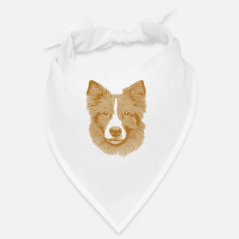 Empreinte digitale Border Collie Bandana