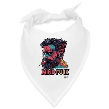 Harter Kerl Mind Fuck - Bandana - Weiß - Vorne