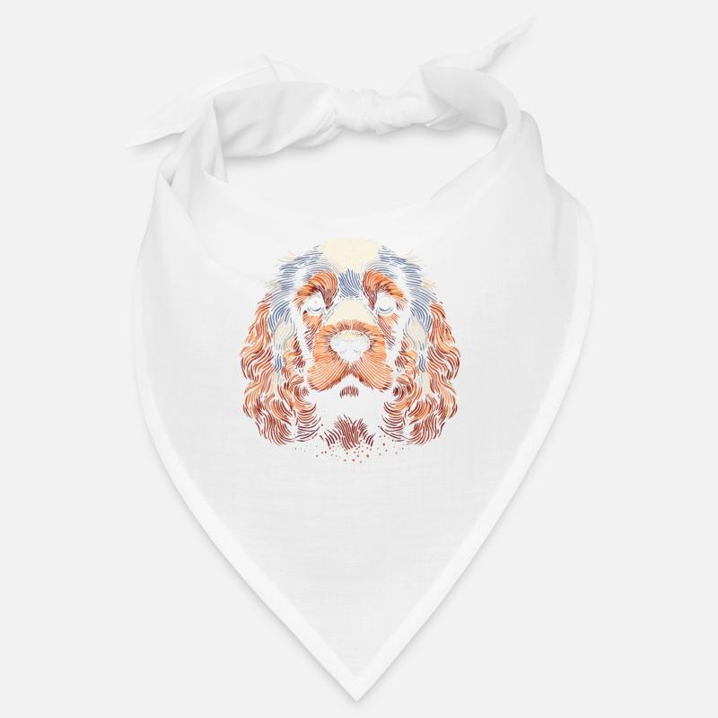 Empreinte digitale Cocker Spaniel Bandana