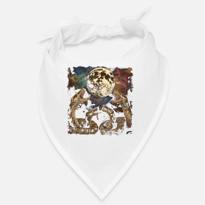 python royal serpent lune hurlante Bandana
