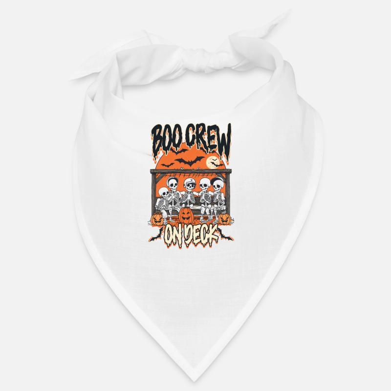 Halloween Baseball Boo Crew On Deck Bandana