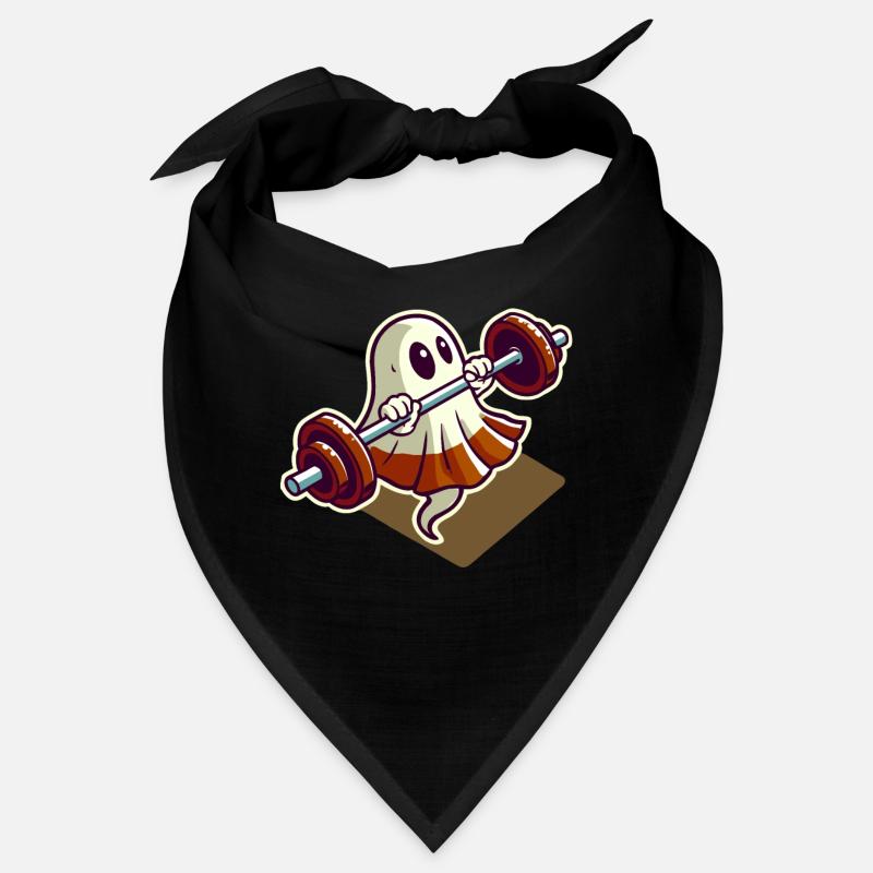 Musculation Ghost Drôle Gym Ghost Bandana