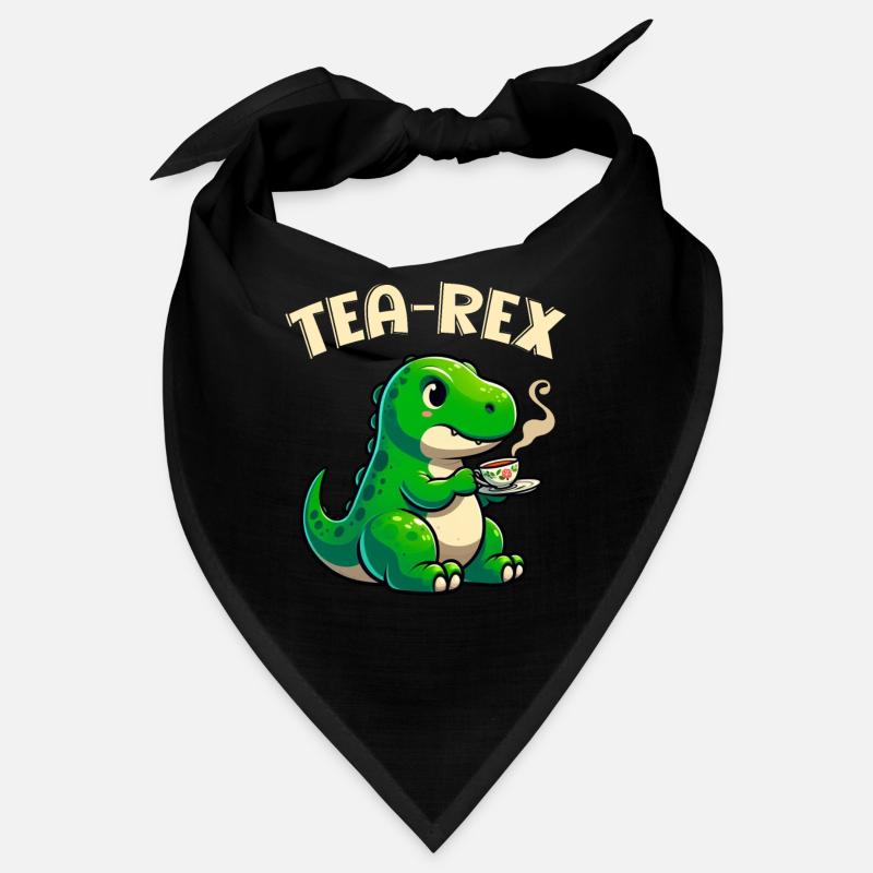 Tea Rex Dinosaur Lover T-Rex Tasse à thé Bandana