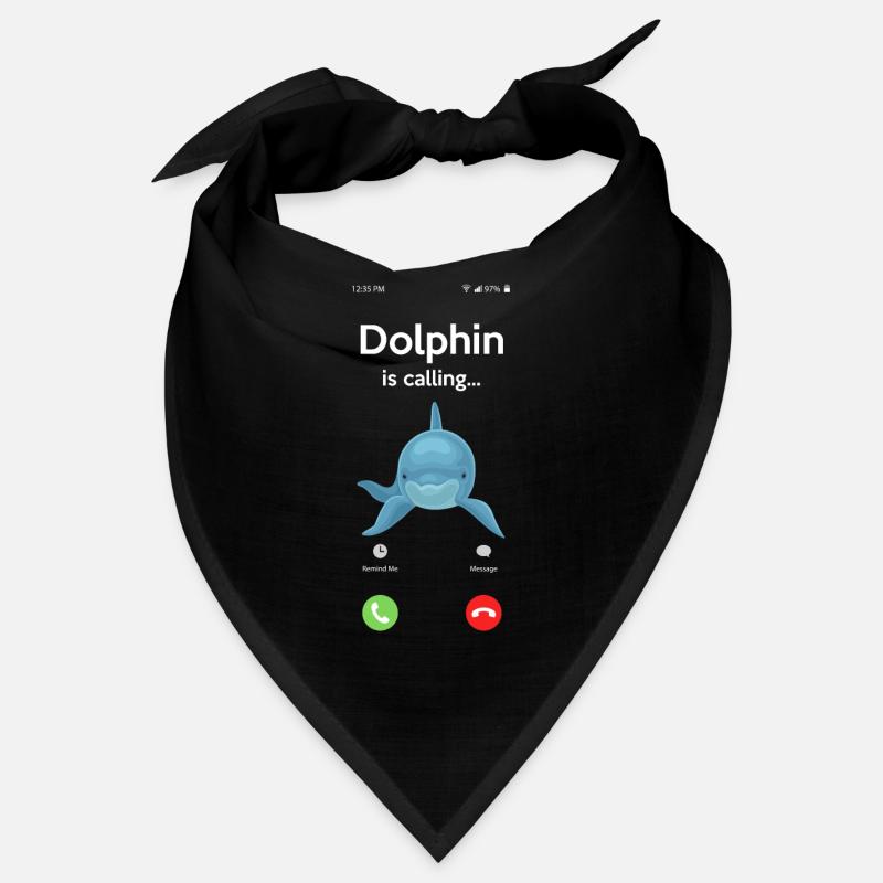 Dauphin appelant drôle d’animal motif Bandana