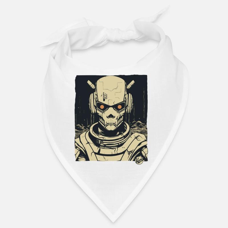 Super Humanoid Skull Skull Android Mecha Bandana