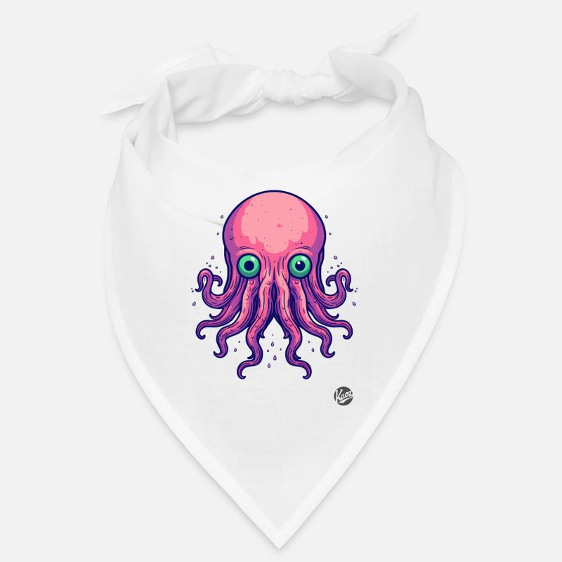 colorful cartoon octopus octopus Bandana